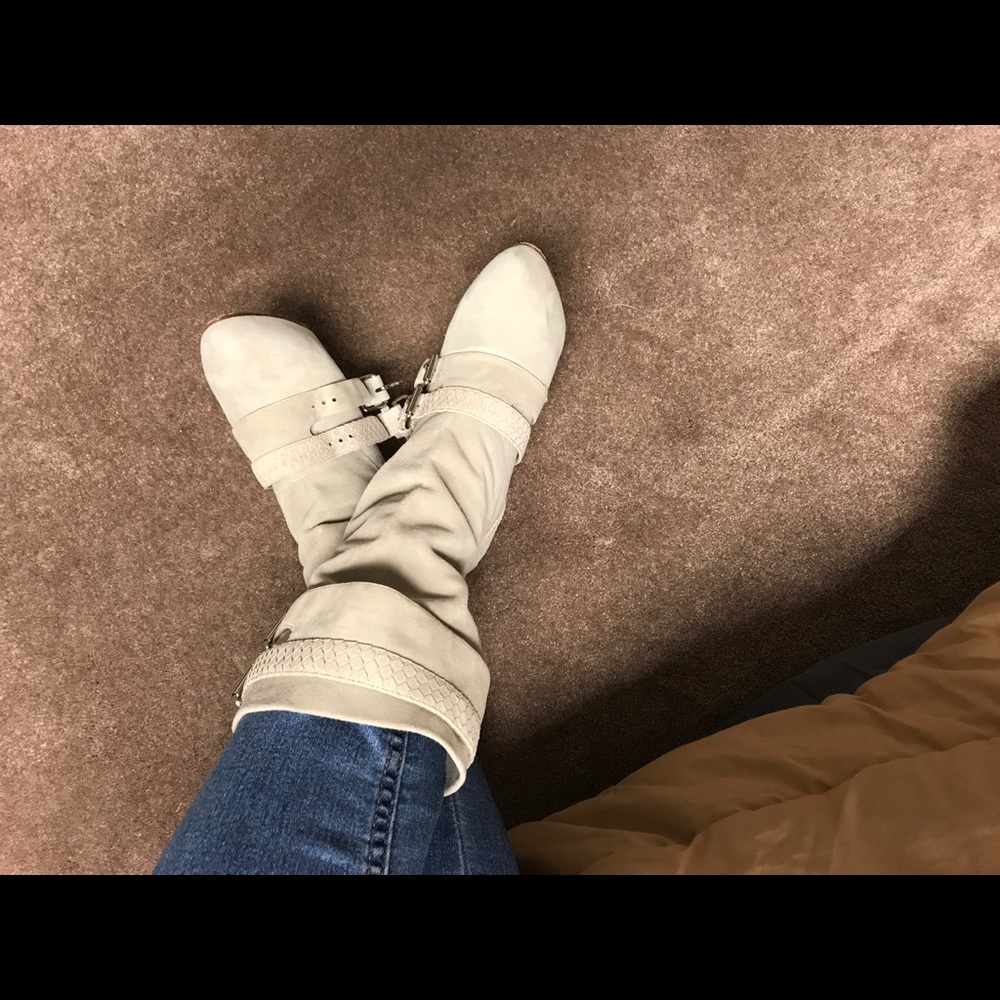 RARE Christian Louboutin Slouch Suede Boots